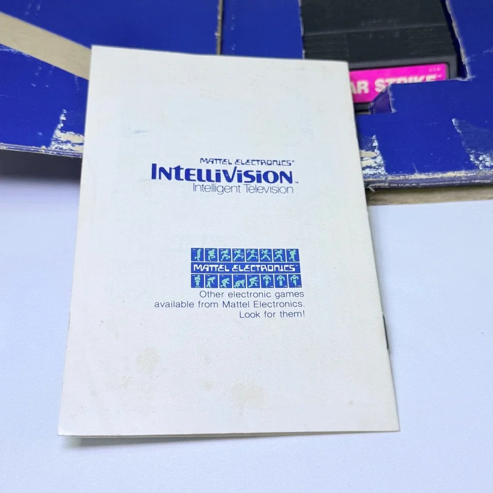Star Strike Mattel Intellivision 1981 Vintage Video Game Boxed with‎ Manual 5161